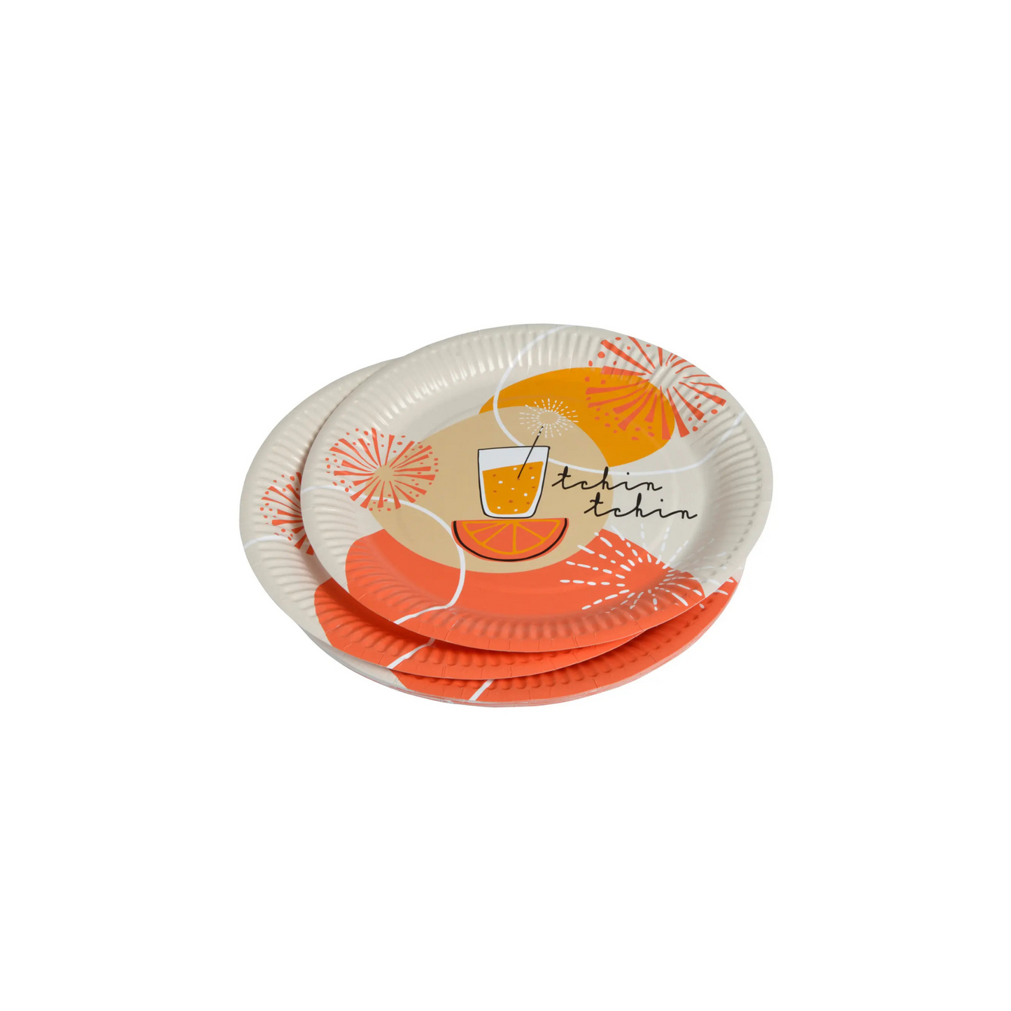 Ensemble 10 assiettes carton