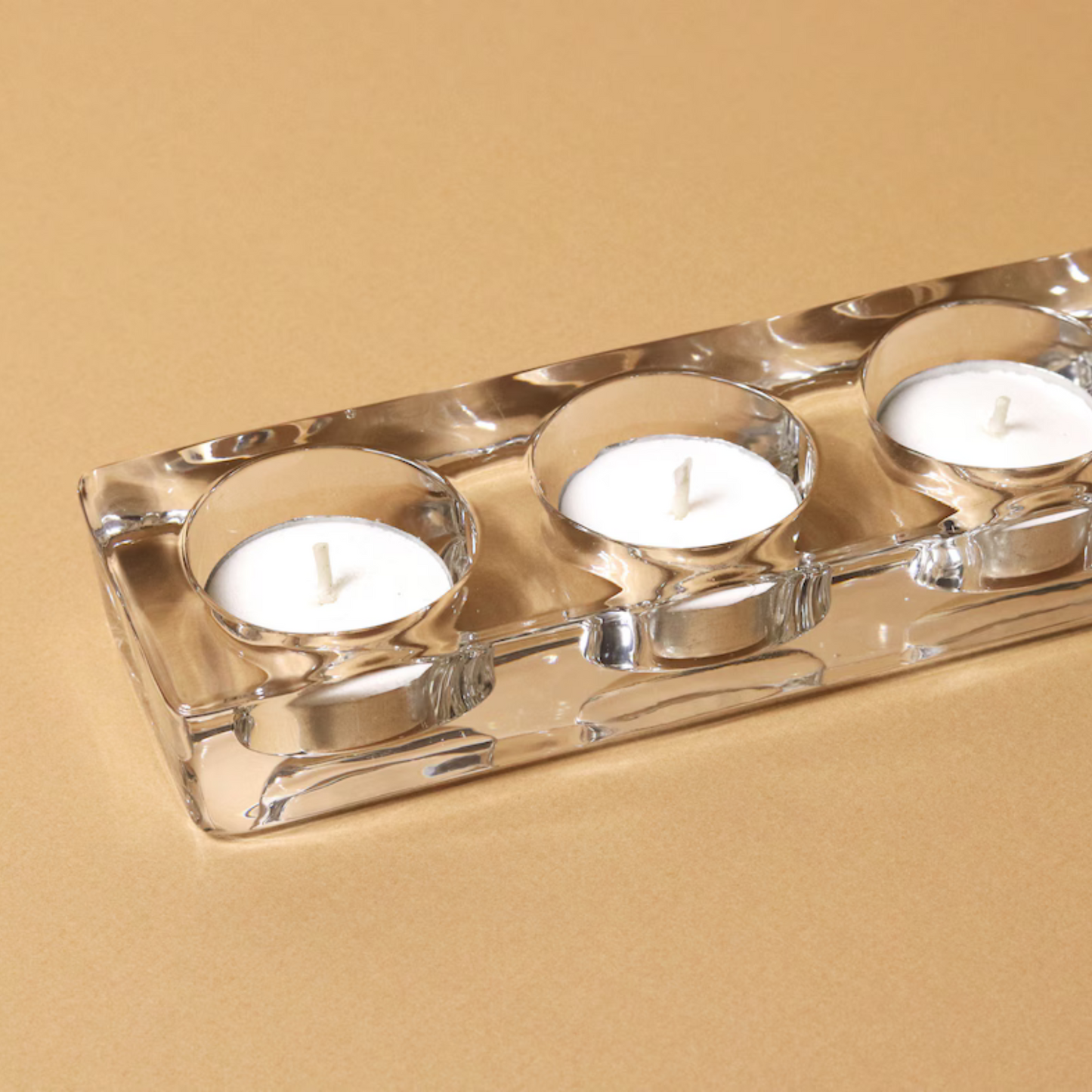 Bougeoir en verre