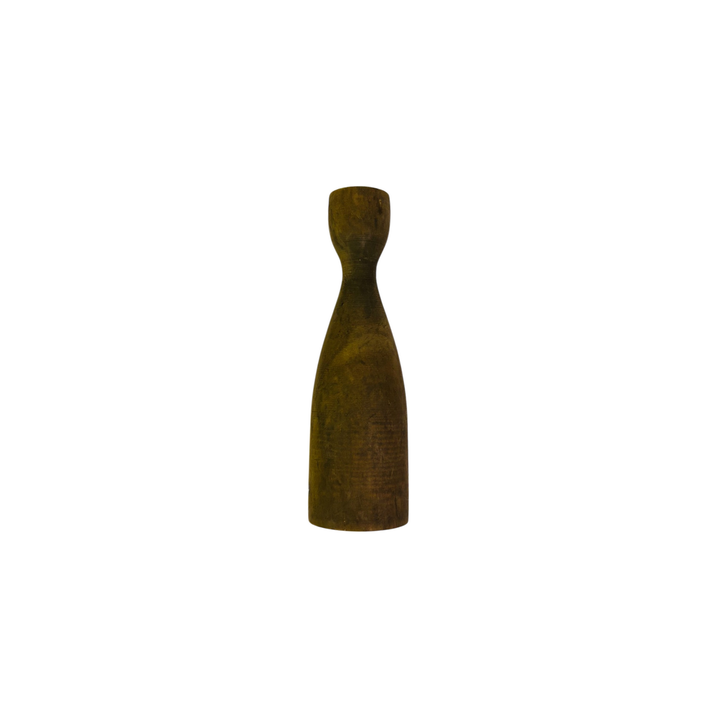 Lot de 2 porte bougies en bois