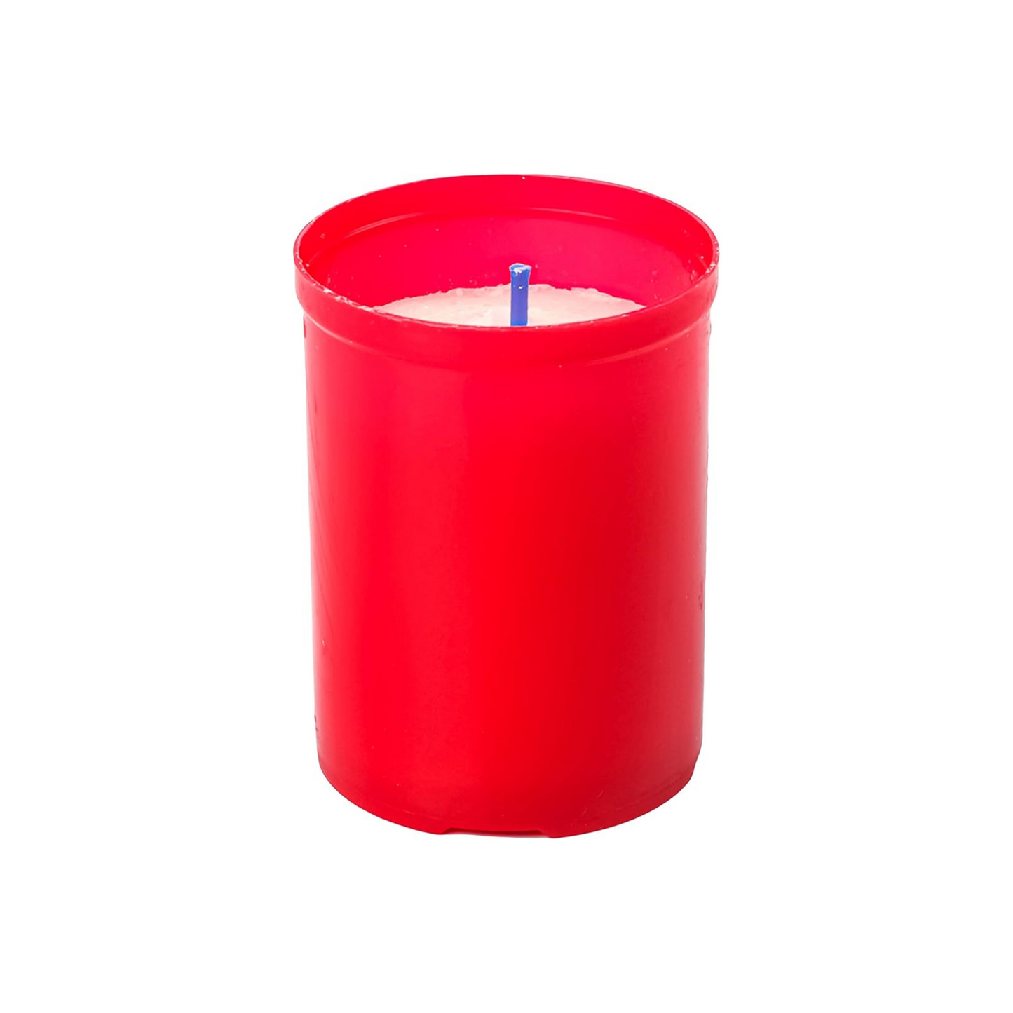 Lot de 5 Bougies Piliers Rouge 5x4cm