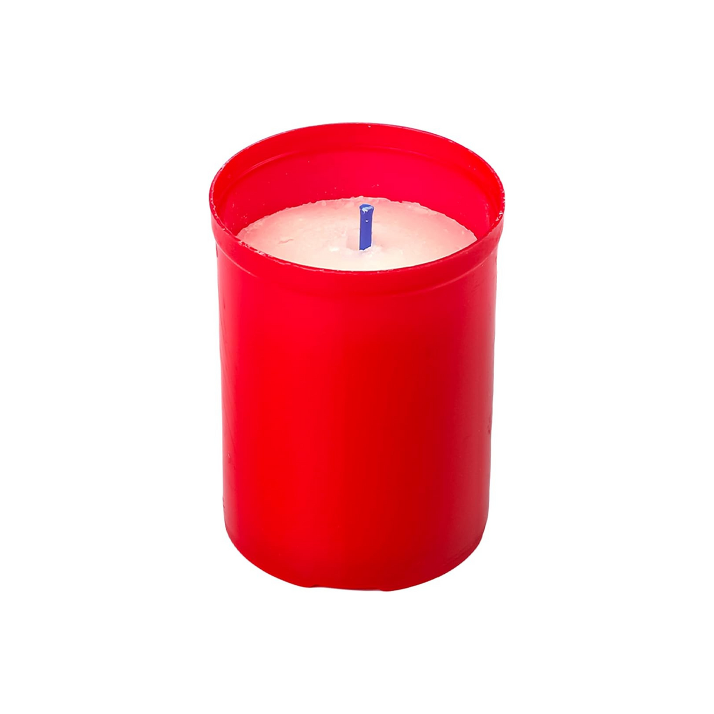 Lot de 5 Bougies Piliers Rouge 5x4cm
