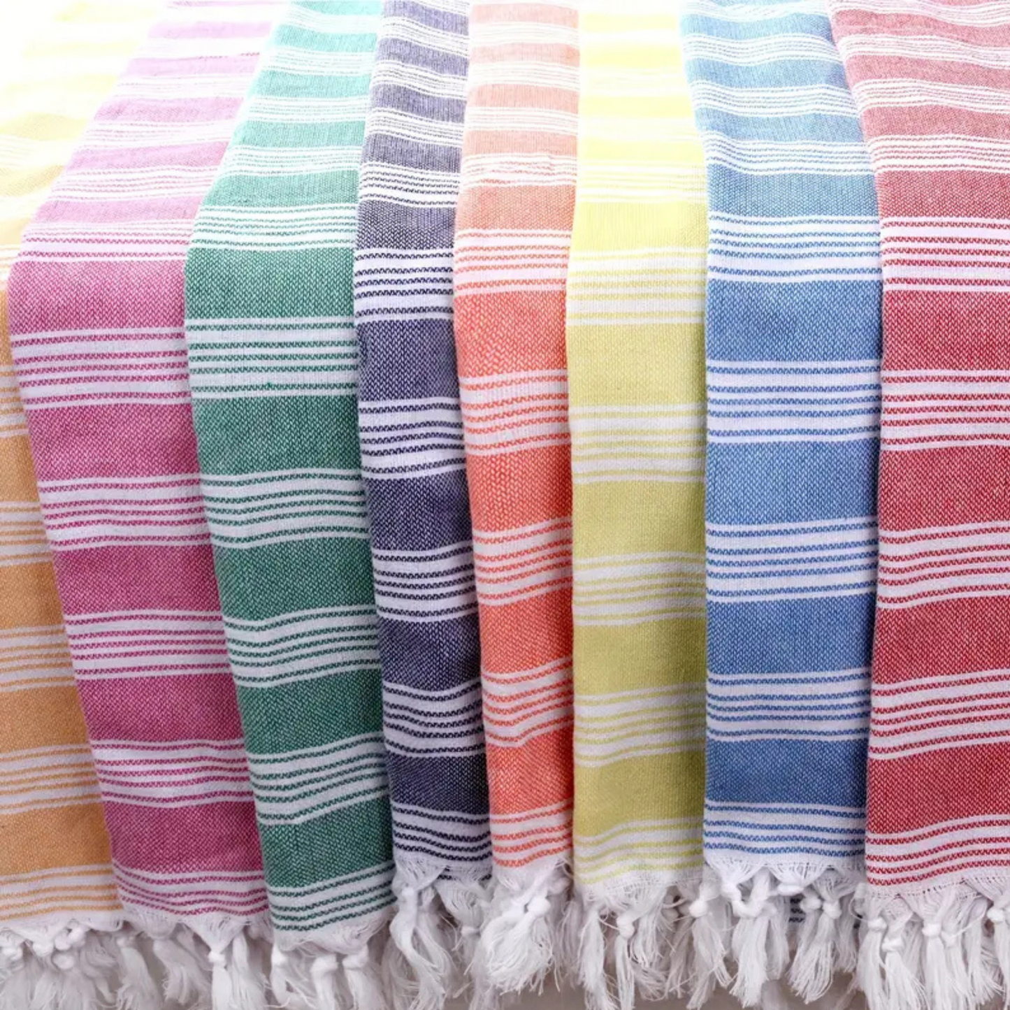 Lot de 4 serviettes de plage