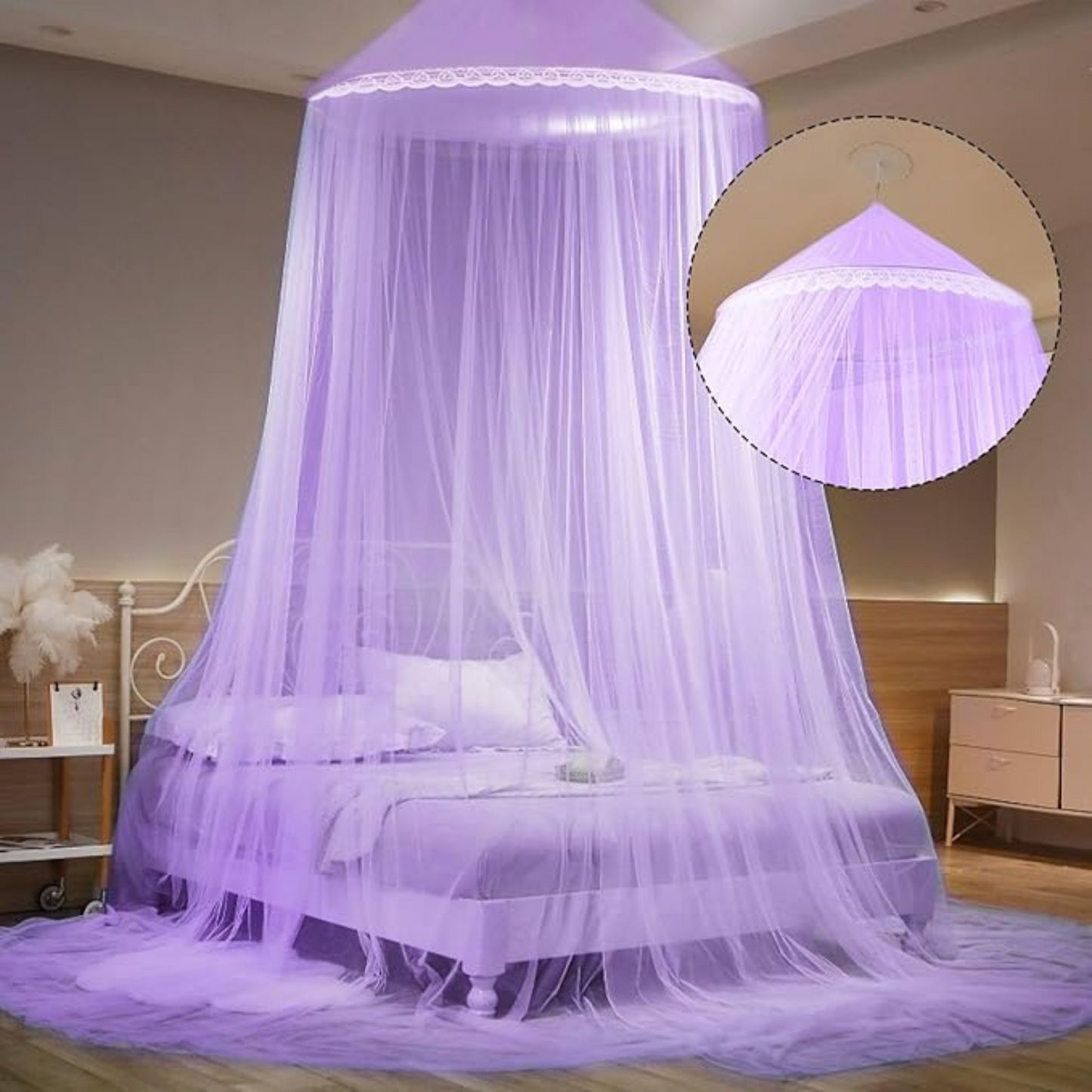 Moustiquaire de Lit Dôme – Violette