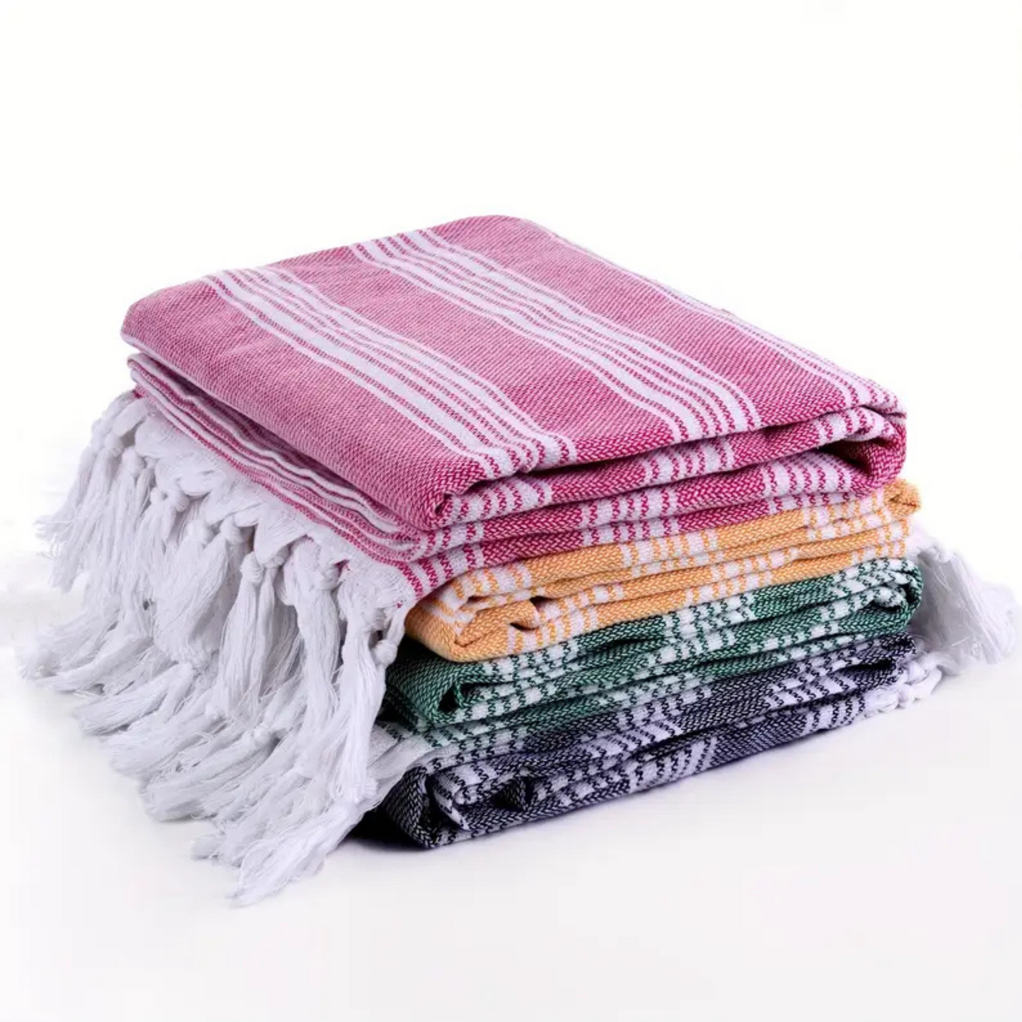 Lot de 4 serviettes de plage