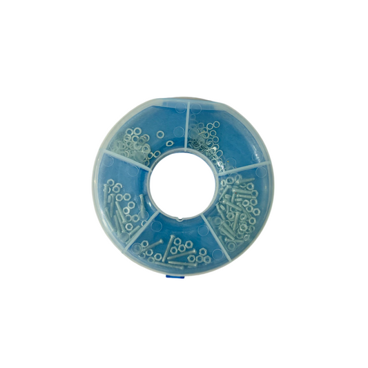Boîte de Rangement Ronde à 5 Compartiments – Lot de 5