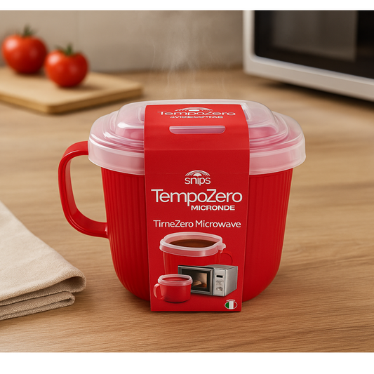 Mug micro-ondable TempoZero avec couvercle