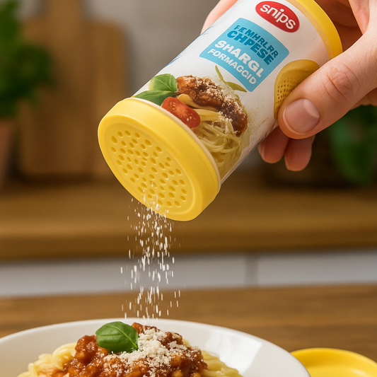 Râpe saupoudreuse à fromage Snips avec couvercle doseur